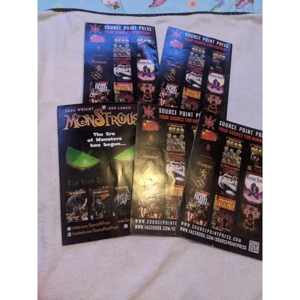 Lot of 5 MONSTROUS Comics & Wild Bullet One-Shot - Multiple Signed Issues!